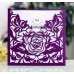 Red Rose Invitation Card Laser Cut Paper Valentine's Day Card